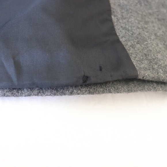 Vintage J. Percy for Marvin Richards Wool Pea Coat Jacket Gray Size 14 - Picture 8 of 9
